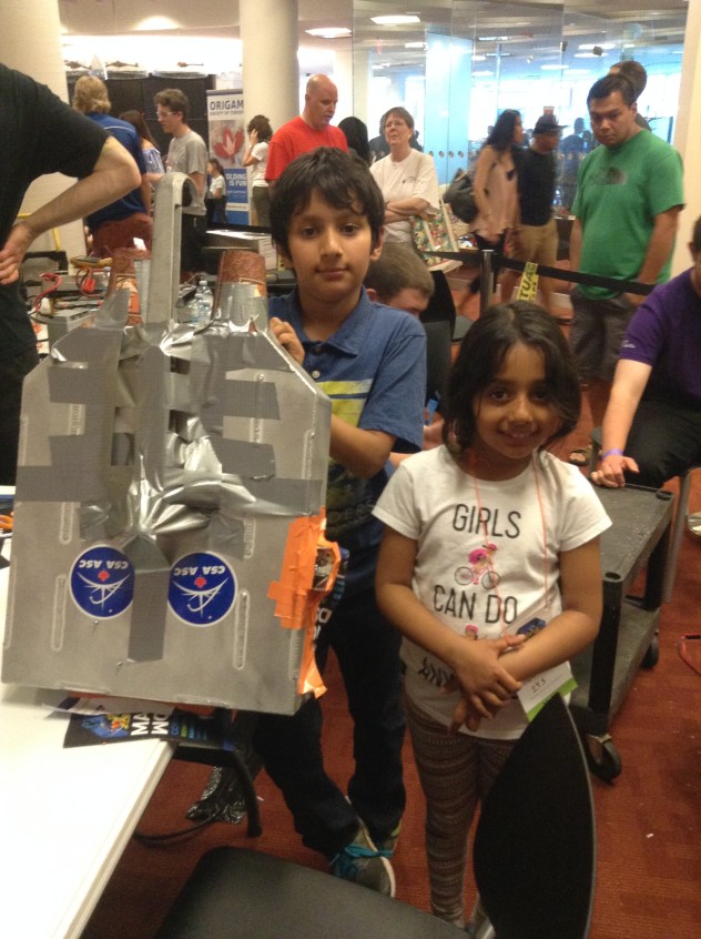 Artash, Arushi and Rover