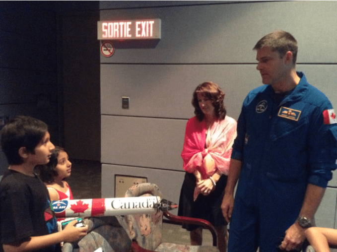 Jeremy Hansen and family