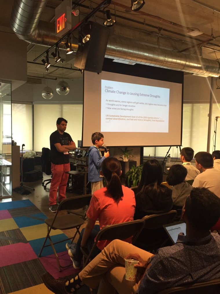 Artash Presenting Drop the Drought