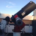 Arushi looking tru&nbsp;telescope