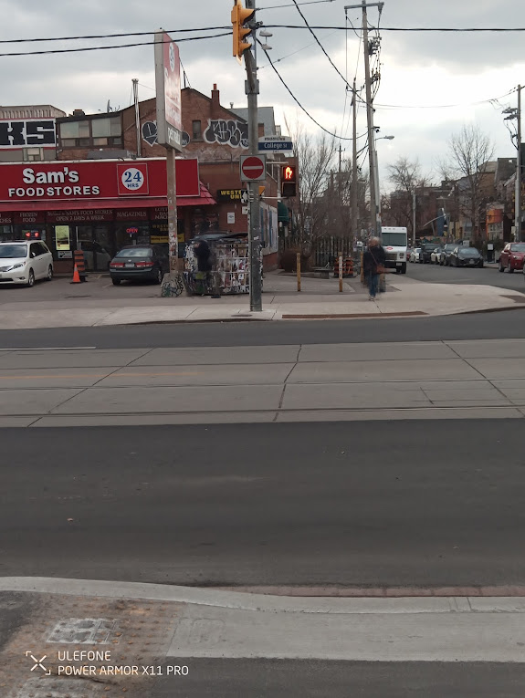 Problem: missing crosswalk markings
